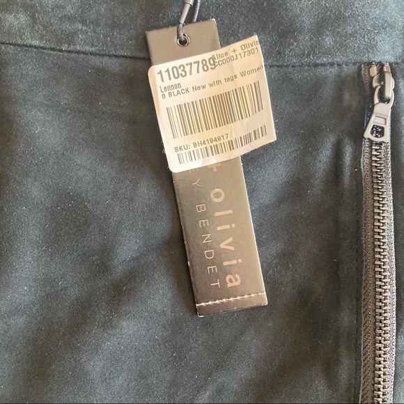 *SOLD*❤️Host Pick Alice + Olivia Suede Skirt NWT - Picture 8 of 9